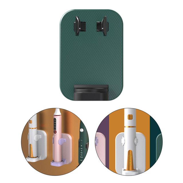 Soporte para cepillo de dientes eléctrico, organizador de baño multifuncional, fácil de instalar, , accesorios para estante de almacenamiento verde