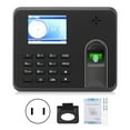thumbnail image 2 of Employee Punch Clock, Attendance Machine Finger Touch Time Card Time Attendance Machine  for Mployees Small Business US Plug, 2 of 7