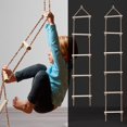thumbnail image 1 of Rope Ladder Multi Rungs Climbing Game Toy Outdoor Training Activity Safe Sports Rope Swing Swivel Rotary Kids Fitness Toy, 1 of 6