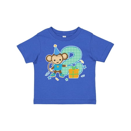 

Inktastic Im 2 Years Old with Monkey Gift Toddler Boy or Toddler Girl T-Shirt