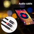 thumbnail image 3 of Cable RCA 2RCA a divisor de cable de altavoz de 3,5 mm para amplificadores Audio Home Theater Universal  Accesorios Electrónicos, 3 of 8