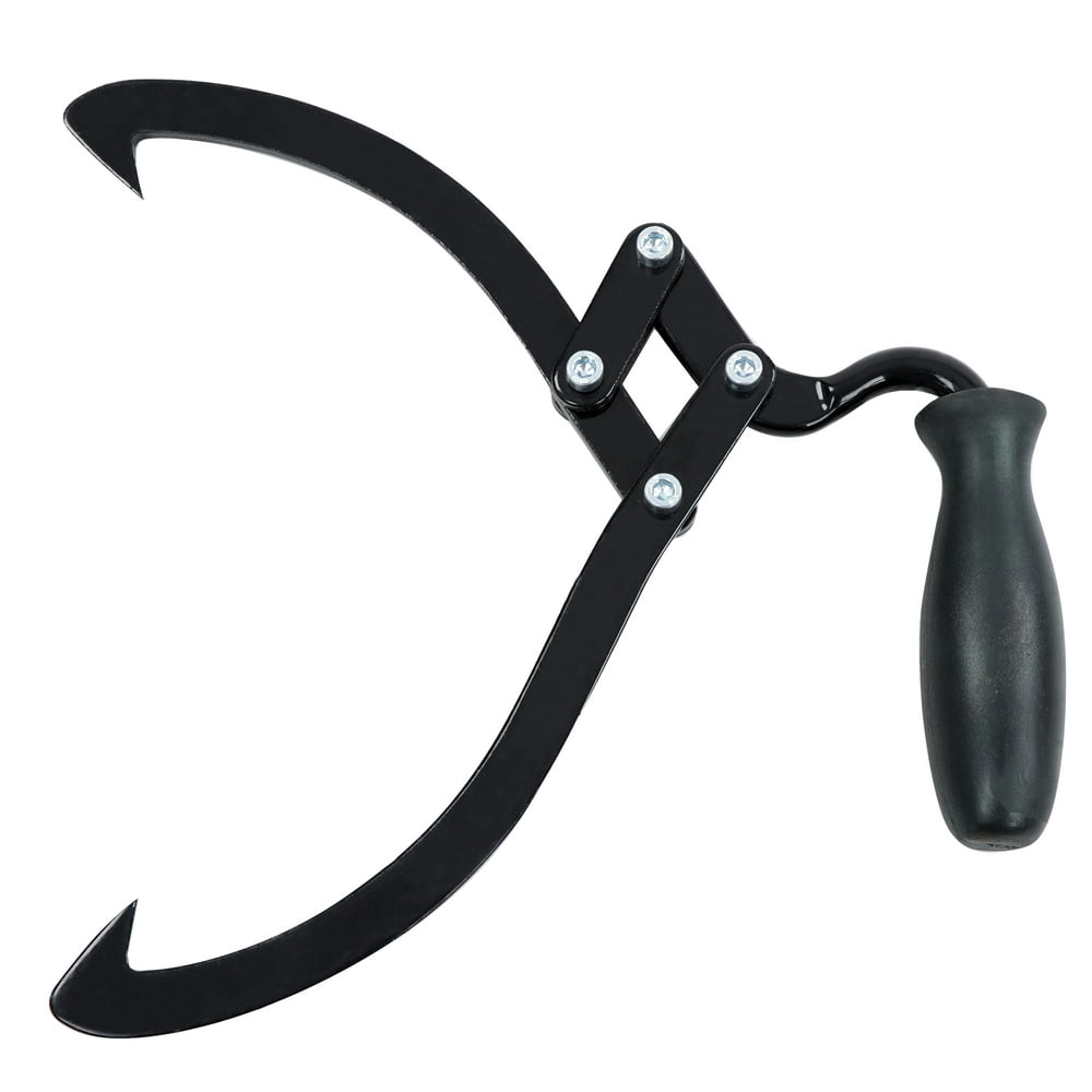 Felled Log Tongs Lifting Firewood Tongs 10in Manual Log Lifter