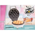 thumbnail image 6 of Egg Bubble Mini Waffle Maker- Make Breakfast Special w Tiny Hong Kong Egg Style Design, 4" Individual Waffler Iron, Electric Non Stick Baker w Recipes- Ice Cream Treat Dessert, Dorm Room Essential, 6 of 6