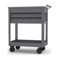thumbnail image 2 of Hyper Tough 28-Inch Steel Tool Cart with Drawer, 500 lb Load Capacity, Gray Powder-Coated, 2 of 7