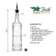 thumbnail image 2 of Botella de vidrio BULK PARADISE, grande, transparente, decorativa, 950 ml, con caño, 2 of 4