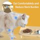thumbnail image 4 of Juego de Cuencos de Acero Inoxidable para Mascotas, Cuenco de Boca Ancha para Comida, Cuenco Antideslizante para Mascotas, Comedero con Soporte Elevado para El Cuello., 4 of 6