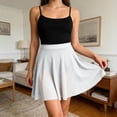 thumbnail image 5 of Ballet Dance Skirt for Women Semi See through Mesh A Line Short Tutu Skirts Classical Ballet Skirt, 5 of 8