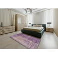 thumbnail image 4 of Ahgly Company Indoor Rectangle Contemporary French Lilac Purple Persian Area Rugs, 3' x 5', 4 of 6
