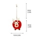 thumbnail image 3 of Fiudx Ofertas y liquidaciones 3 piezas de decoración navideña con colgante de ciervo para árbol de Navidad, regalo, 3 of 7
