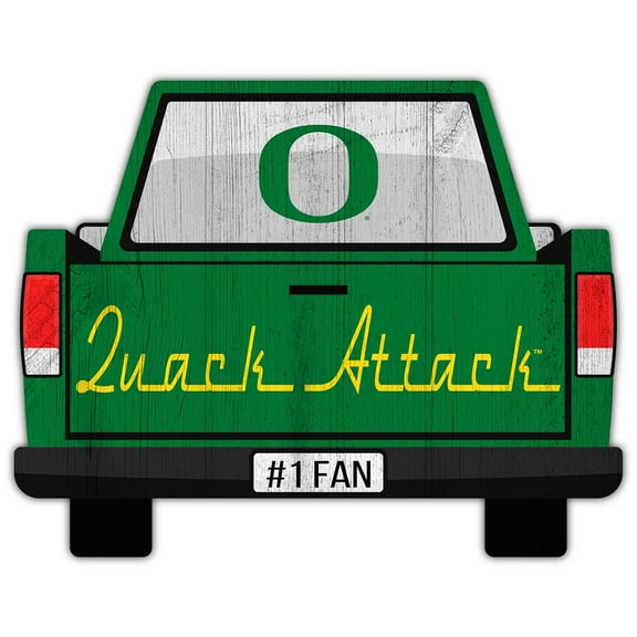Oregon Ducks 12'' x 12'' Truck Back D-cor