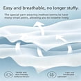 thumbnail image 4 of Pea Pod Body Pillow for Side Sleeper,S Shaped Full Body Support Pillow for Adults, Long Bolster Hug Pillow with Cooling Fabric, Soft Ergonomic Pillow for Back, Hip & Leg Support (Blue, 80cm), 4 of 7