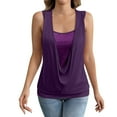 thumbnail image 6 of Erwazi Solid Sparkly Tank Top for Women Sequin Sleeveless V Neck Tops, 6 of 9