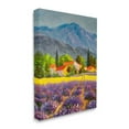 thumbnail image 3 of Stupell Industries Lavender Field Landscape Nature Painting Gallery Wrapped Canvas Print Wall Art, 16 x 20, 3 of 7