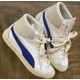 thumbnail image 1 of PU & MA Rhuigi X Clyde Mid Basketball Lace Up Mens White Sneakers Casual Shoes 391, 1 of 6