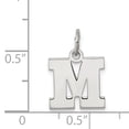 thumbnail image 3 of Sterling Silver Small Block Initial M Charm, 3 of 3