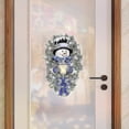 thumbnail image 5 of Pegatina de guirnalda de muñeco de nieve de bienvenida, pegatina de pared para puerta de casa de Navidad, 1 ud., 5 of 5