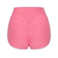 thumbnail image 3 of Women's solid color tight shorts in multiple colors and sizes - light SoftRed - XL, 3 of 6