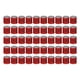 thumbnail image 3 of 50 anillos para patas de paloma de carreras 2023, numerados para aves, de 8 mm, reutilizables, para palomas Rojo, 3 of 9