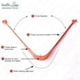 thumbnail image 3 of HealthAndYoga(TM) qSwipe Lite Copper Tongue Cleaner (Regular Pack), 3 of 8