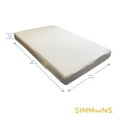 thumbnail image 3 of Simmons Mini Organic Baby Crib Mattress & Protector White, 3 of 7