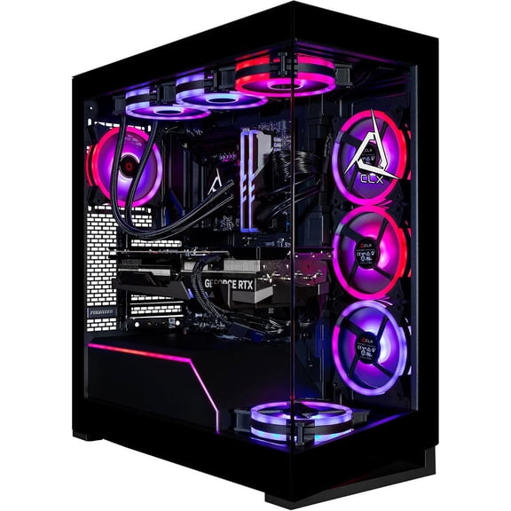 CLX Horus Gaming PC Intel Core Ultra 9 285K, 96GB DDR5, GeForce RTX 5090, 2TB SSD, 8TB HDD, Windows 11 Home