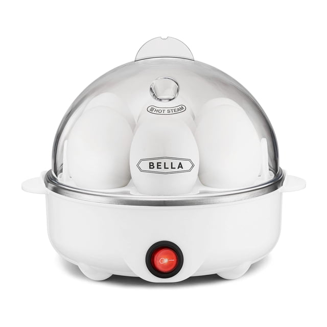 Cocedor de huevos eléctrico BELLA Rapid Auto Shut, capacidad para 7 huevos