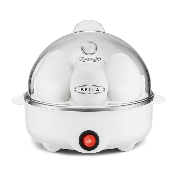 Cocedor de huevos eléctrico BELLA Rapid Auto Shut, capacidad para 7 huevos