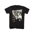 thumbnail image 1 of Def Leppard 1977 Groupe de Rock Anglais Hangin Out Photo de Groupe Noir T-Shirt pour Adulte Tee, 1 of 1