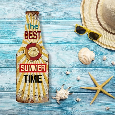 

TOYFUNNY Summer Restaurant Barbecue Beer Theme Vintage Sign Decor Sign For Bar Pub Shop Retro Wall Front Door Pendant Holiday Wooden Hangs