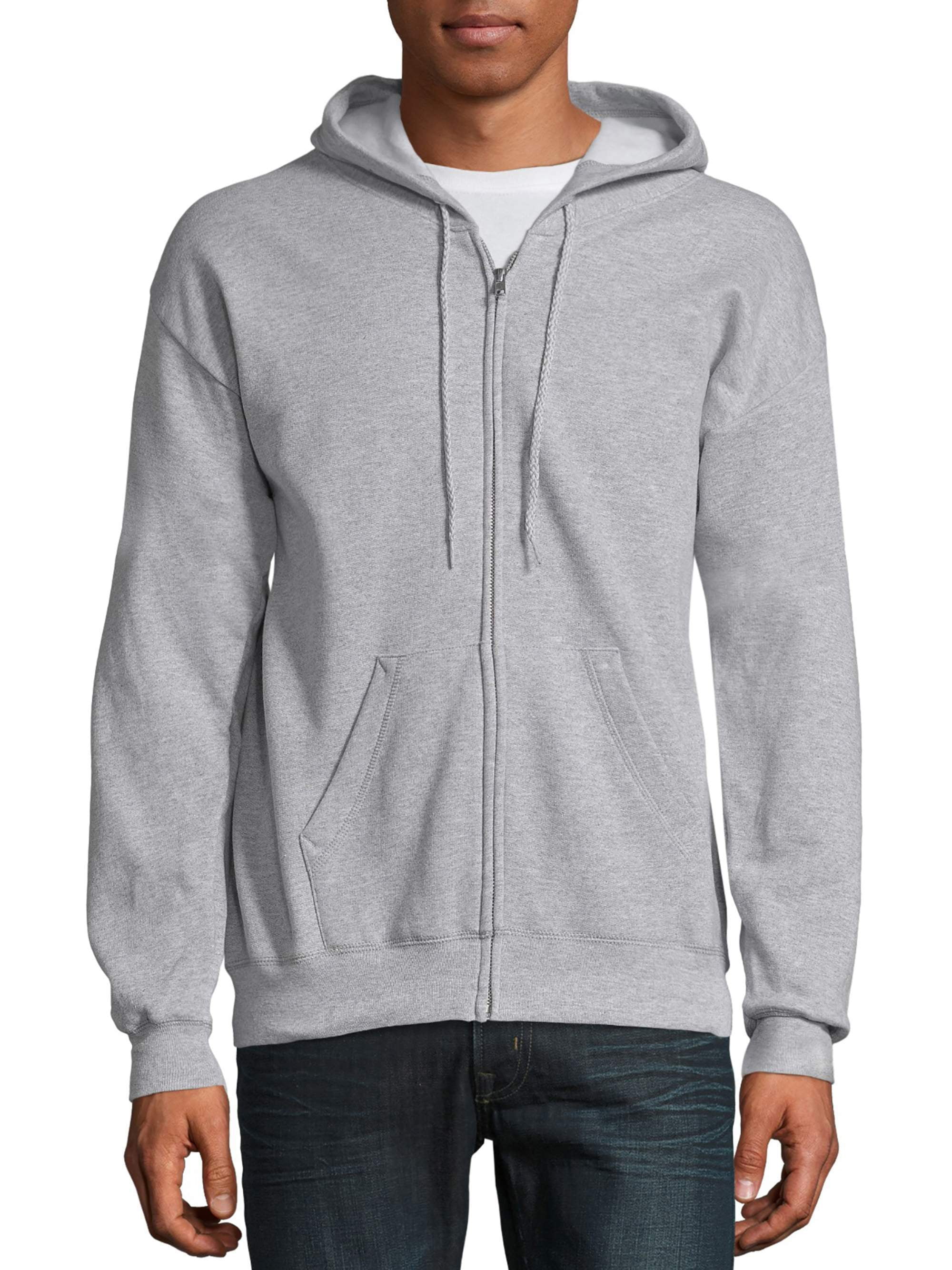 hanes black zip up hoodie