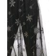 thumbnail image 4 of Pantalones Guardapolvos Trasparente Malla Diseño Copo de Nieve Tamaño Plus Rosegal  Pantalones de talla grande, 4 of 5