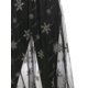 thumbnail image 4 of Pantalones Guardapolvos Trasparente Malla Diseño Copo de Nieve Tamaño Plus Rosegal  Pantalones de talla grande, 4 of 5