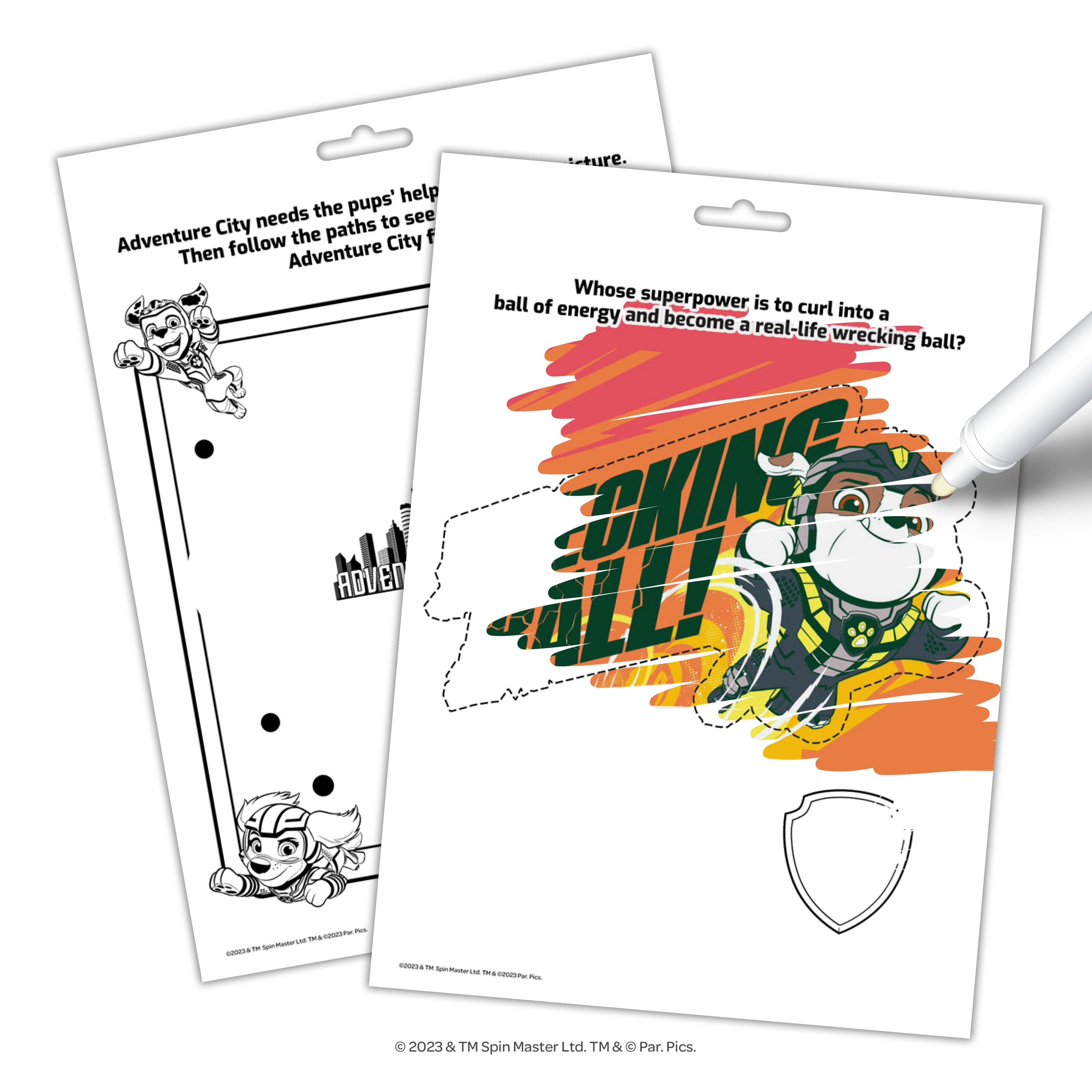 PAW Patrol Imagine Ink Coloring Book - 16 Page Mess Free Coloring With 6 Magic Markers