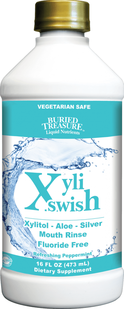 XyliSwish, Mouth Rinse, Refreshing Peppermint, 16 fl oz (473 ml), Buried Treasure