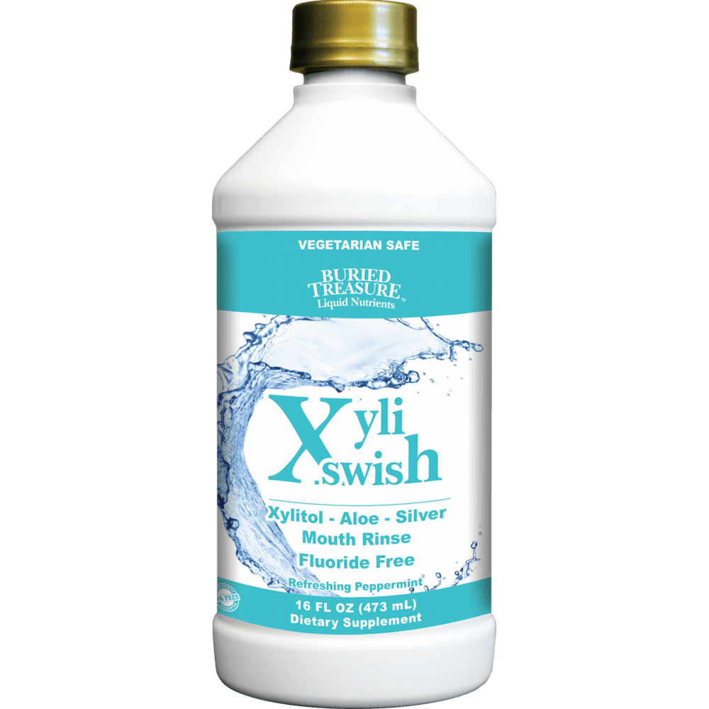 Buried Treasure Xyli Swish All Natural Mouth Rinse Fluoride Free with
