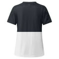 thumbnail image 5 of Teocary T-Shirts for Women Trendy Lace Floral Loose Patchwork Womens Blouses and Tops Dressy Casual Summer Crewneck Short Sleeve Tshirts Shirts Tunic for women Summer Saving Clearance, 5 of 5