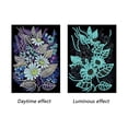 thumbnail image 4 of Kits de pintura de diamantes con diseño floral luminoso para adultos, manualidades y decoración del hogar., 4 of 5