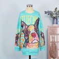 thumbnail image 3 of Blouse Ample Dessin Animé pour Femmes Enfants Filles Pull Chandails en Molleton Tops, 3 of 7