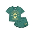 thumbnail image 2 of Netflix Stranger Things Toddler Girls Washed Crewneck Graphic Top and Shorts Set, 2-Piece, Sizes 12M-5T, 2 of 8