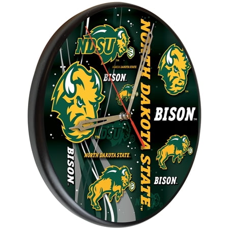 North Dakota State University 13 Solid Wood Clock