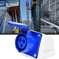 thumbnail image 3 of Industrial 10 Uds 16A 220-250V conector de enchufe Industrial 3 pines IP44 impermeable BEM-113, 3 of 8