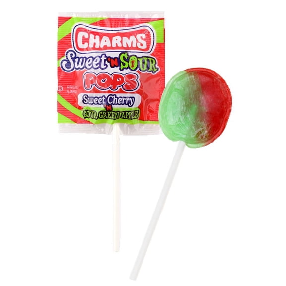 Charms Sweet 'N Sour Pops Bulk by Flavor - 1 lb Bag
