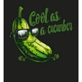 thumbnail image 2 of Cool As A Cucumber Humor Youth Black Jogger Pants-Medium, 2 of 2