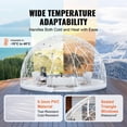 thumbnail image 4 of 9.5FT Dome Tent Outdoor Camping Shelter Transparent Window, 4 of 7