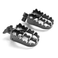 thumbnail image 2 of Krator MX Foot Pegs Motocross Dirt Bike Footrests L & R Compatible with 1997-1998 Yamaha YZ250, 2 of 5