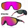 thumbnail image 2 of Gafas de ciclismo Queshark Sports con 3 lentes Unbreak, 2 of 6