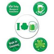 DDI 677676 St Patrick's Party Buttons Case of 12