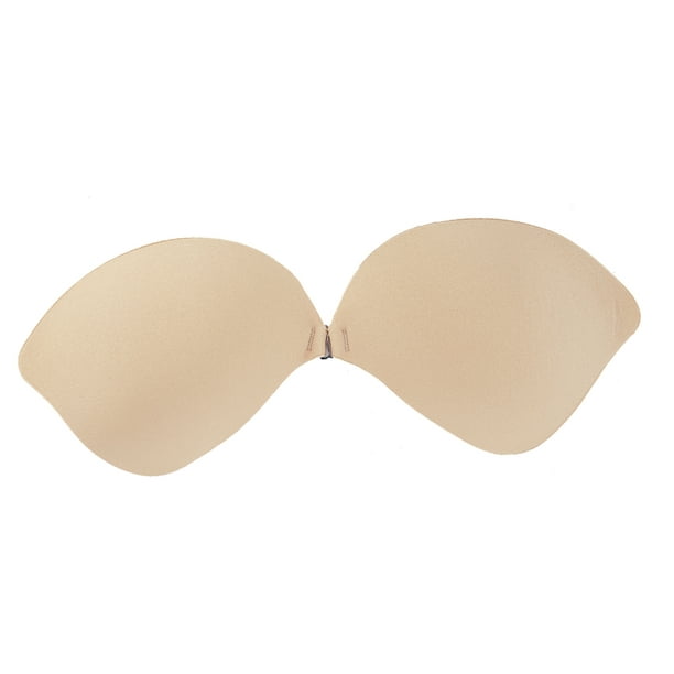 Backless Breast Bra VShaped Push Up Strapless Plunge Self Adhesive Bra for  Women(Skin Color A) 