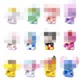 thumbnail image 1 of Nuevo hello tokidoki sanrioes caja ciega kitty kuromi ladrillos dibujos animados Sanrioes mocha conjuntos de bloques de construcción Nano bloques juguetes para niños, 1 of 4
