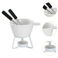 thumbnail image 6 of Baoblaze Chocolate Fondue Pot with Forks Butter Warmer Set for Date Night Party Gifts Without Tray, 6 of 8